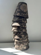 CANDLE CLIP LAMPSHADE ~ MOONPENNY WALNUT