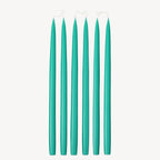 Turquoise -  Tapered Dinner Candles
