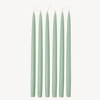 Sage Green -  Tapered Dinner Candles