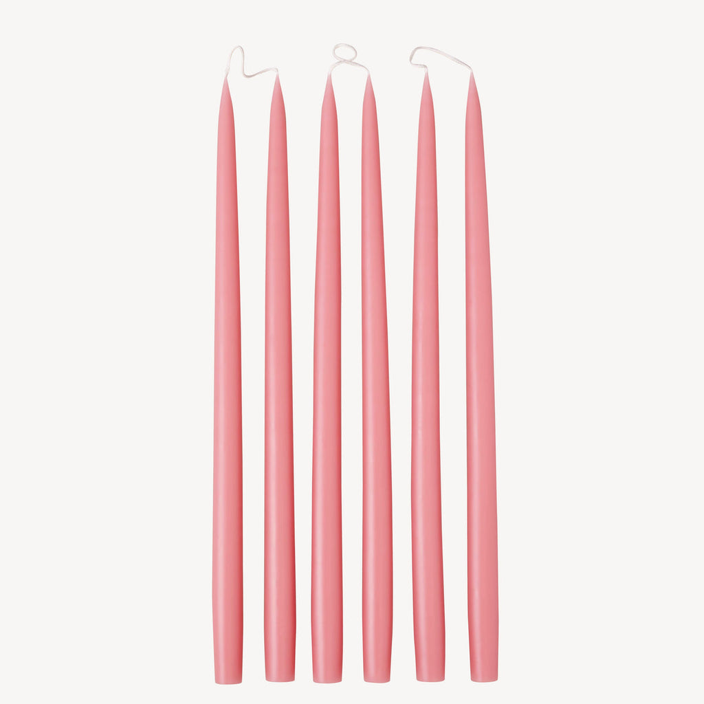 Vintage Pink -  Tapered Dinner Candles