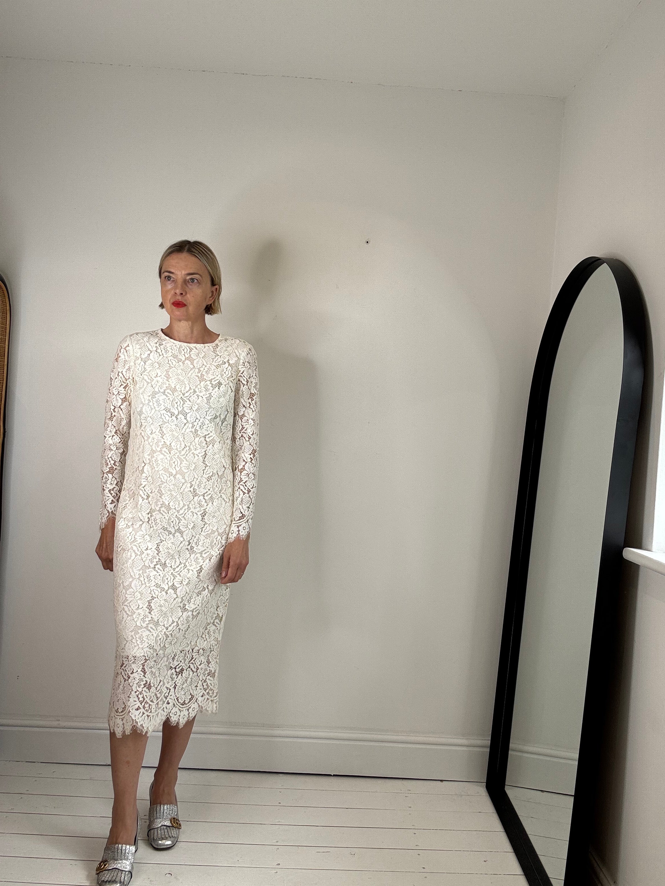 GANNI lace dress