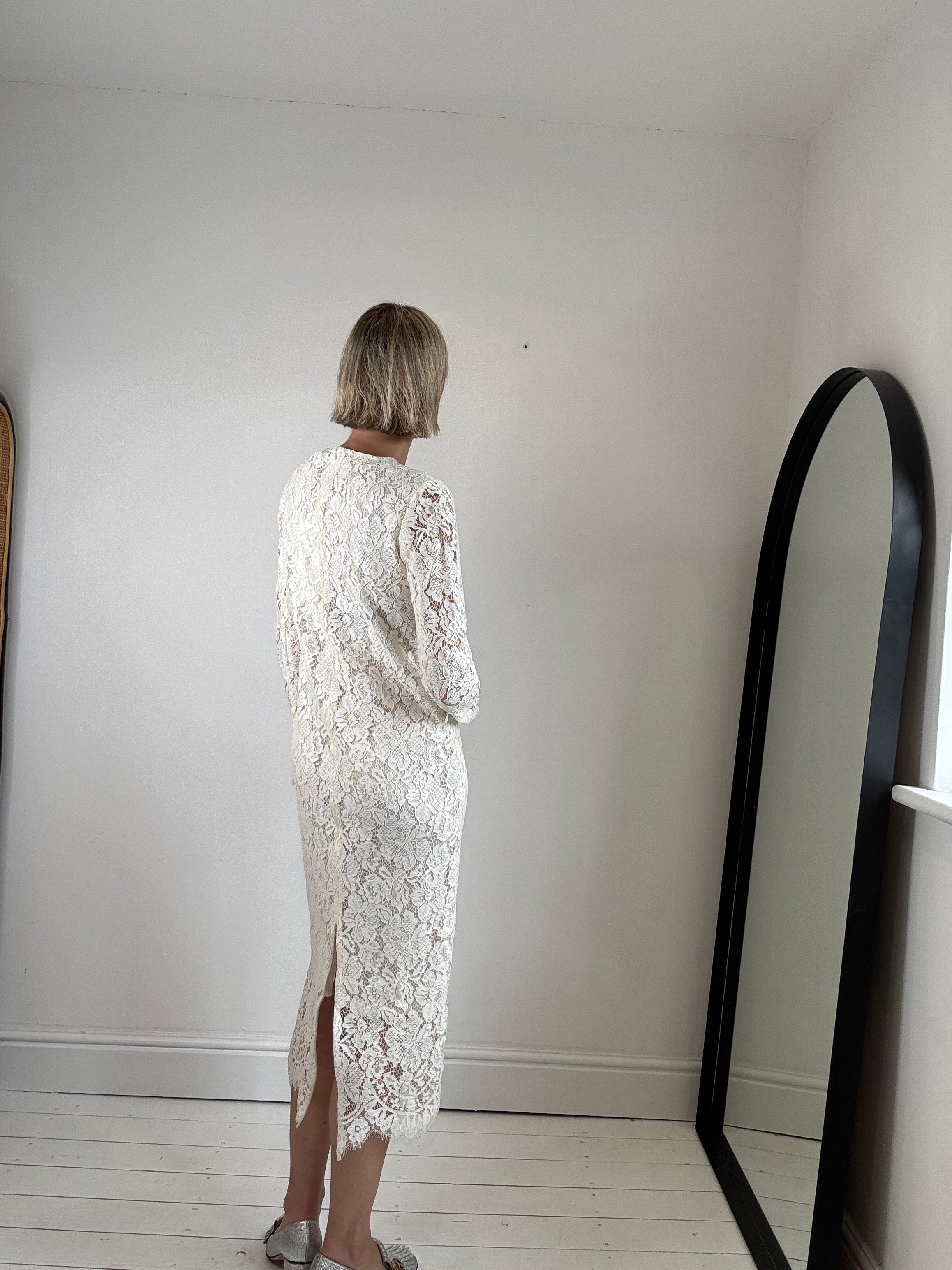 GANNI lace dress