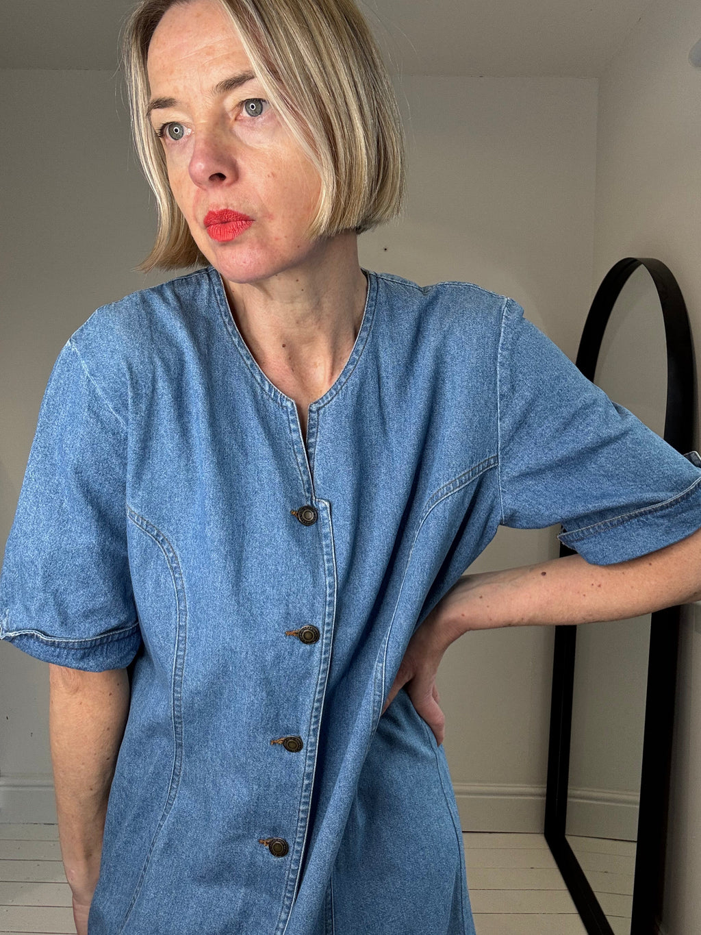 VINTAGE denim dress