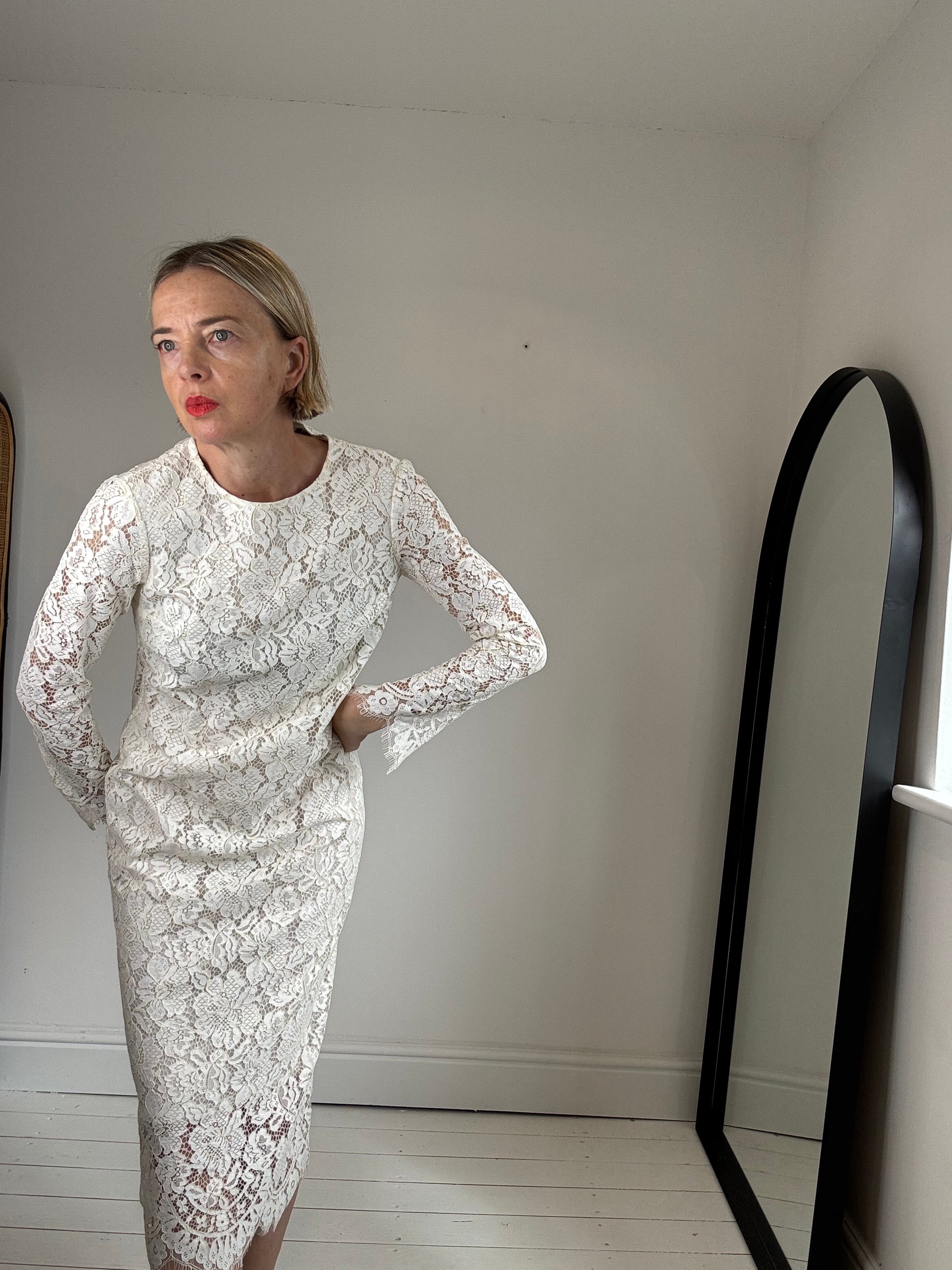 GANNI lace dress