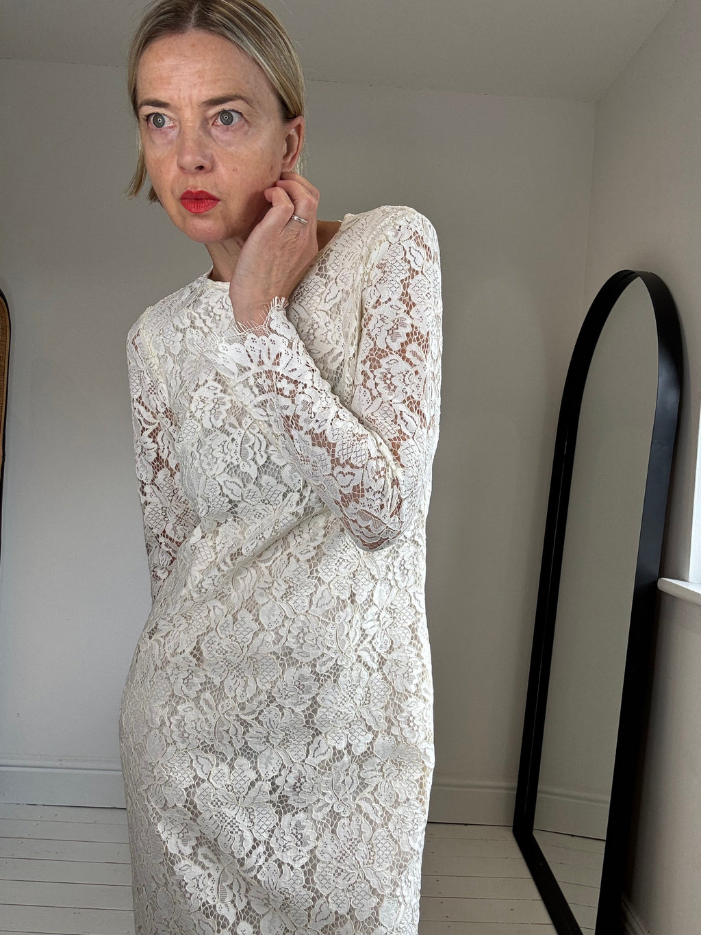 GANNI lace dress