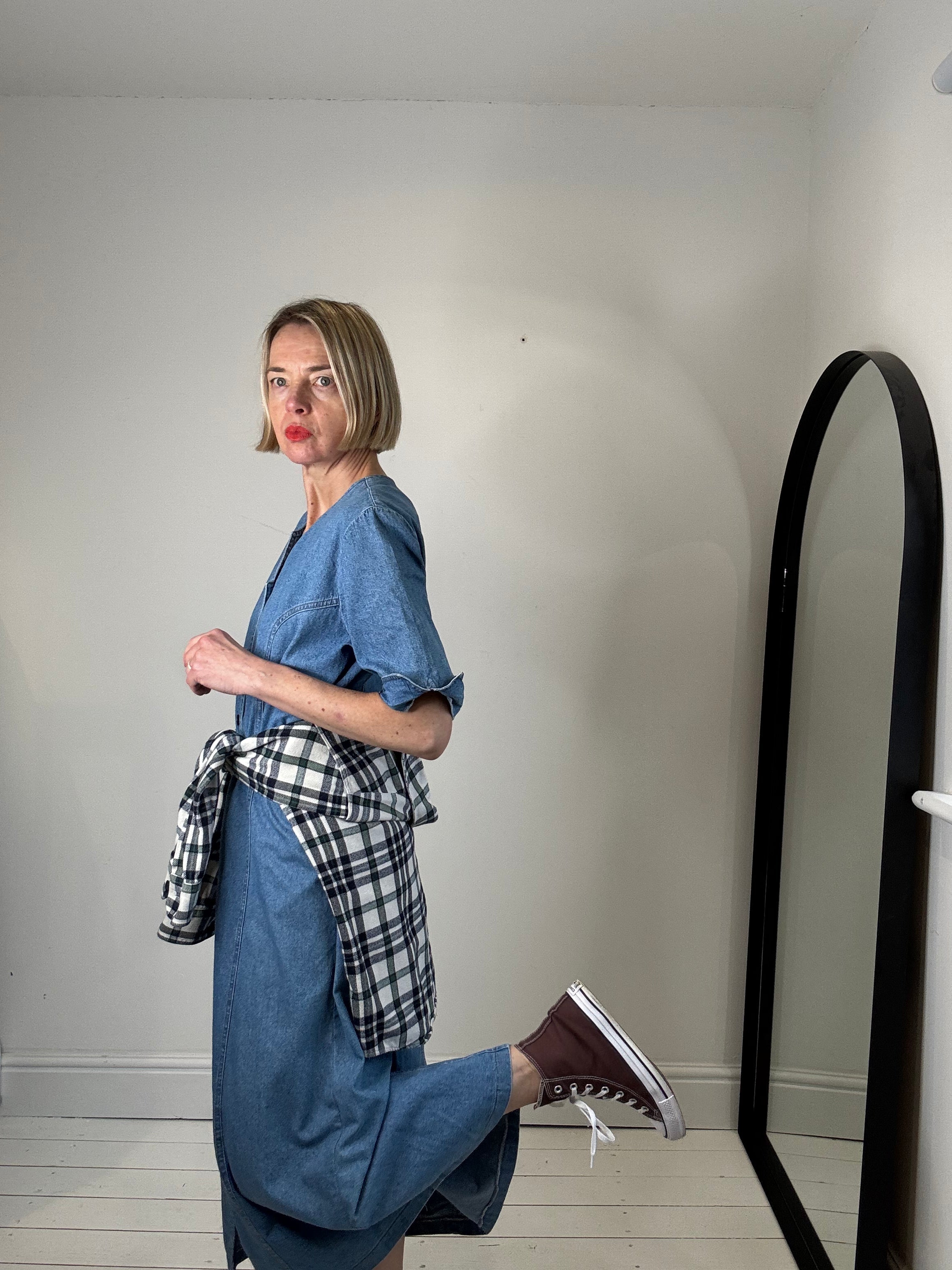 VINTAGE denim dress