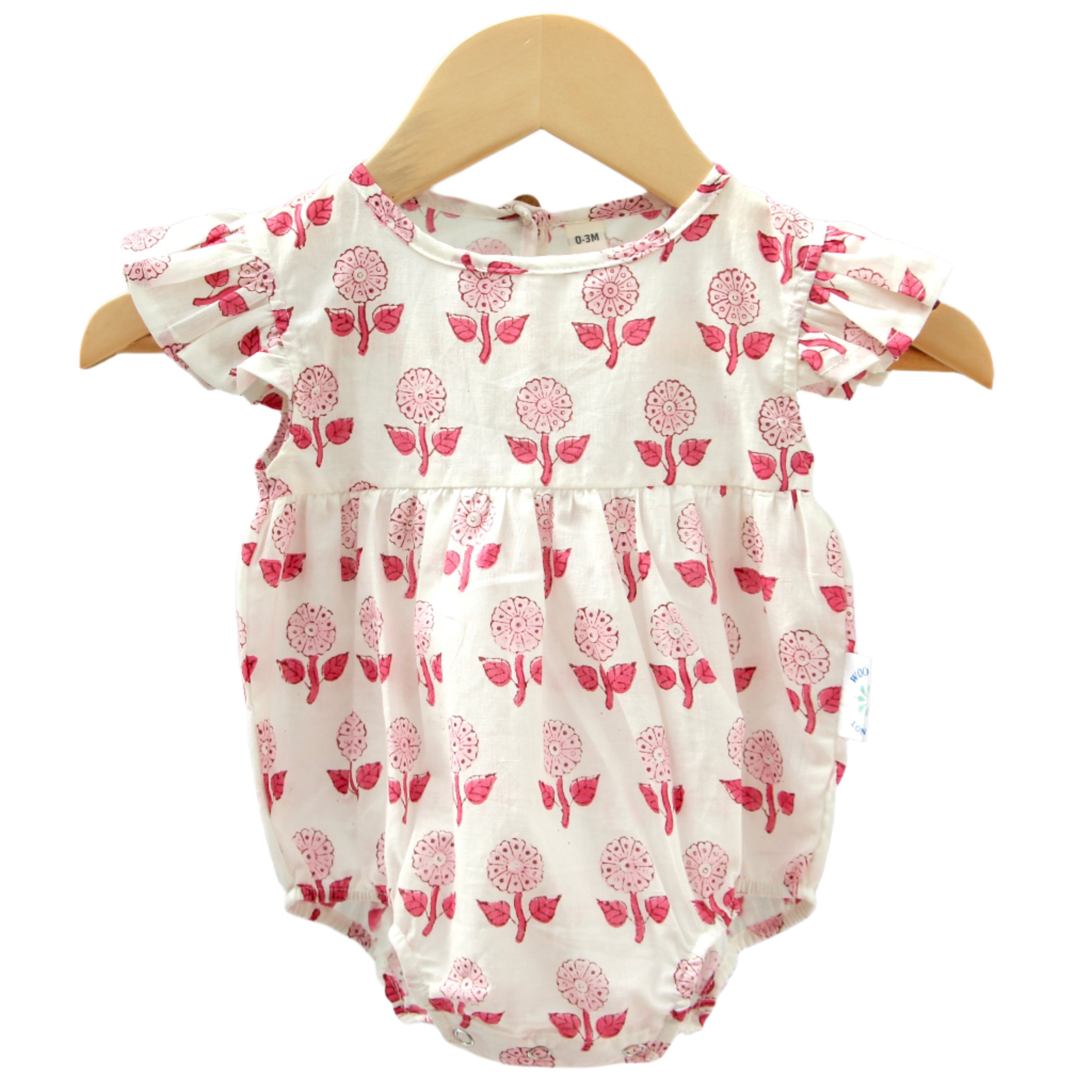 Frilly Bodysuit - Rose Floral