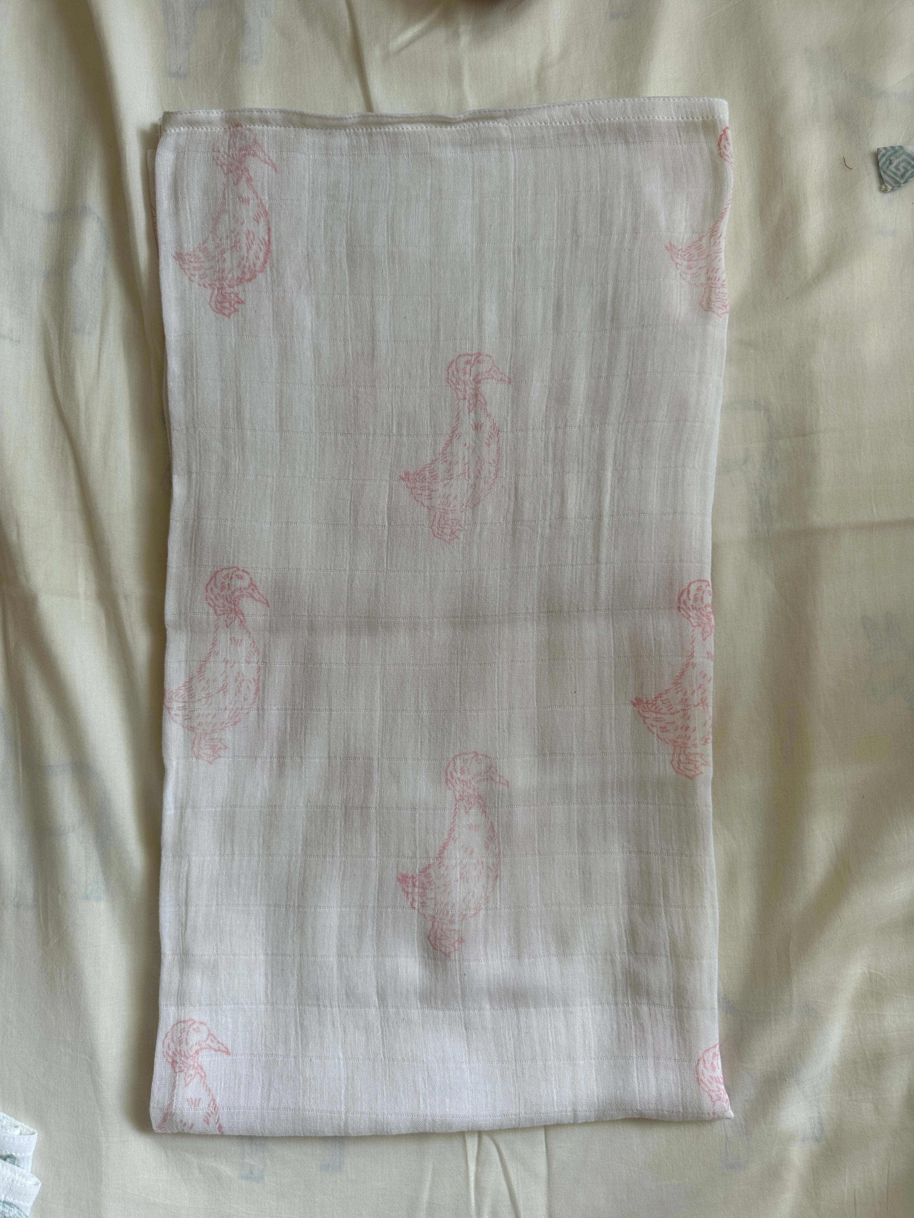 Cotton Muslin – Duck Print (50 x 70cm)