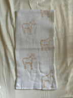 Cotton Muslin  – Donkey Print (50 x 70cm)