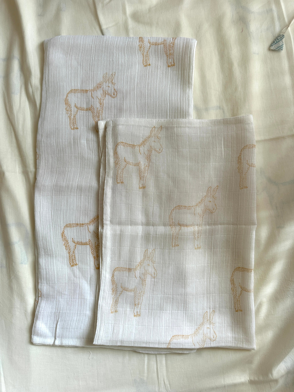 Cotton Muslin  – Donkey Print (50 x 70cm)