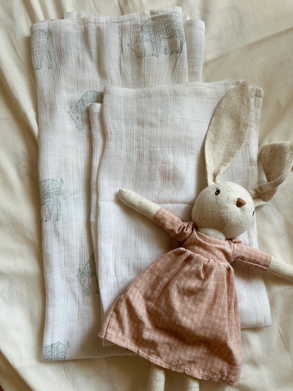 Cotton Muslin – Duck Print (50 x 70cm)