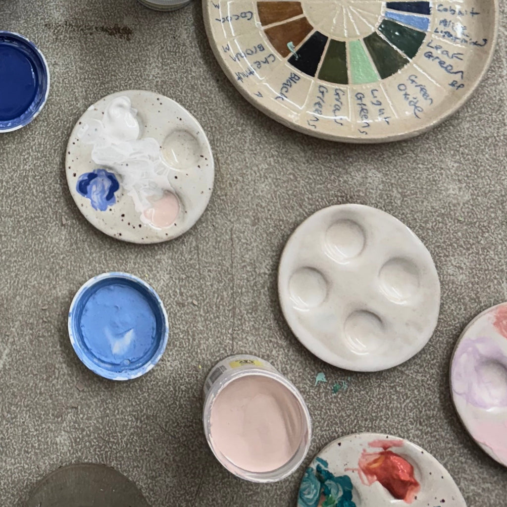 Mini ceramic artists watercolour palette