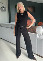 HERO sleeveless top, black