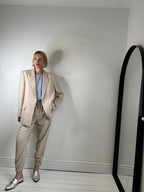 MUNTHE herringbone pick pick textured suit