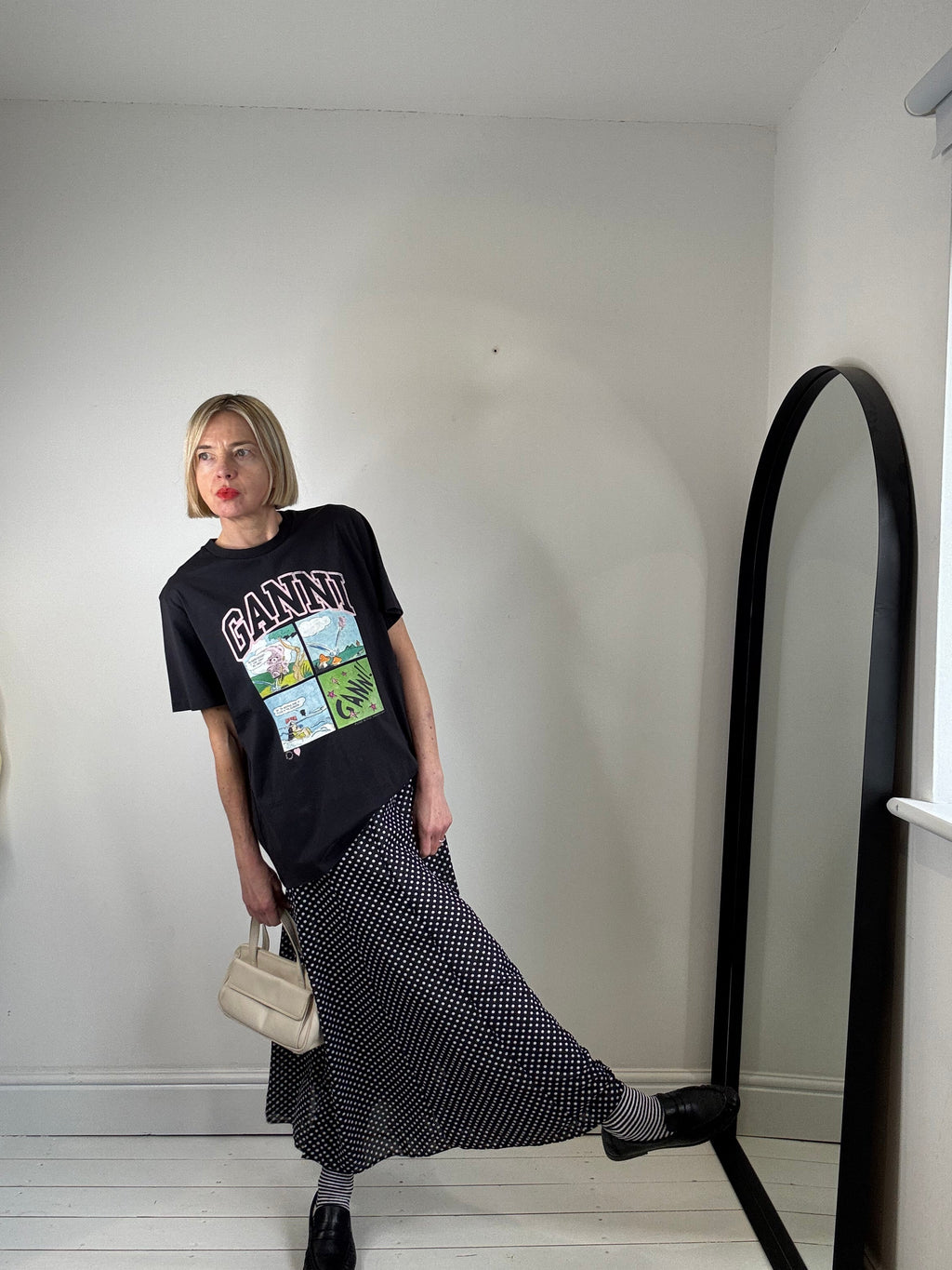 GANNI New with tags motif tee