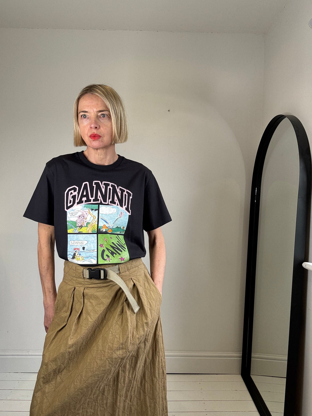 GANNI New with tags motif tee