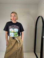 GANNI New with tags motif tee