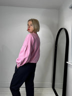 Navy tailored jogger trousers