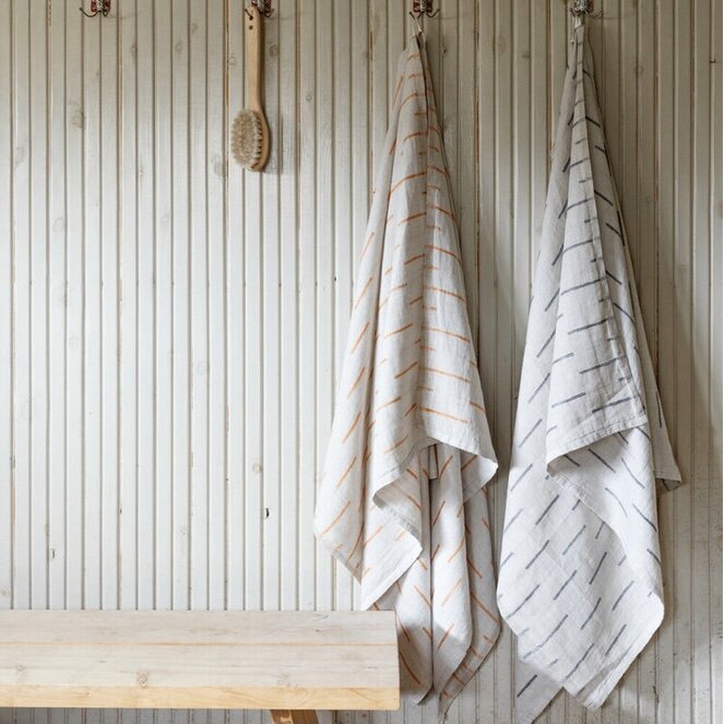 Lapuan Kankurit Paussi Linen Bath Towel