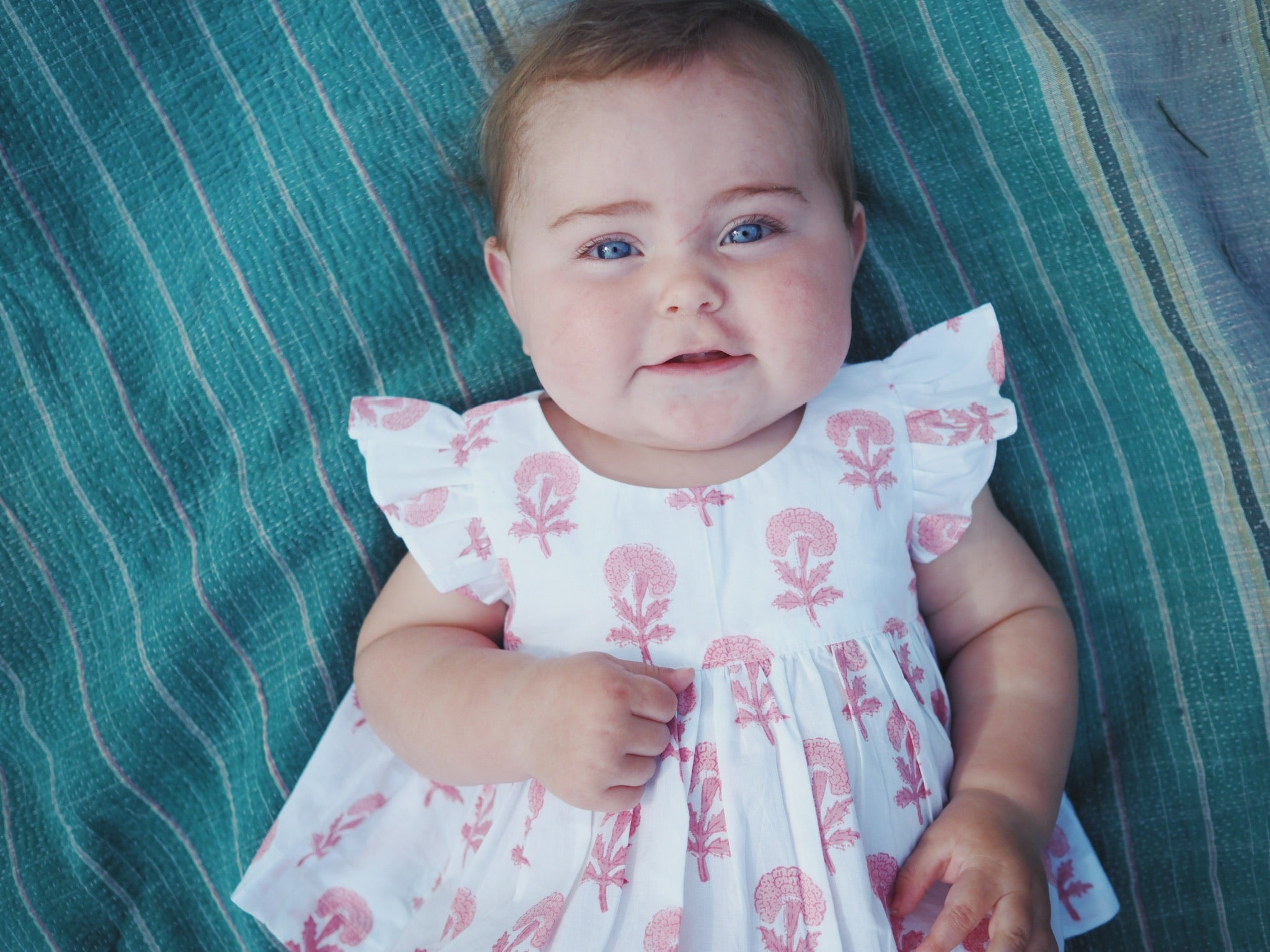 Pink Butti Top and Bloomers Set