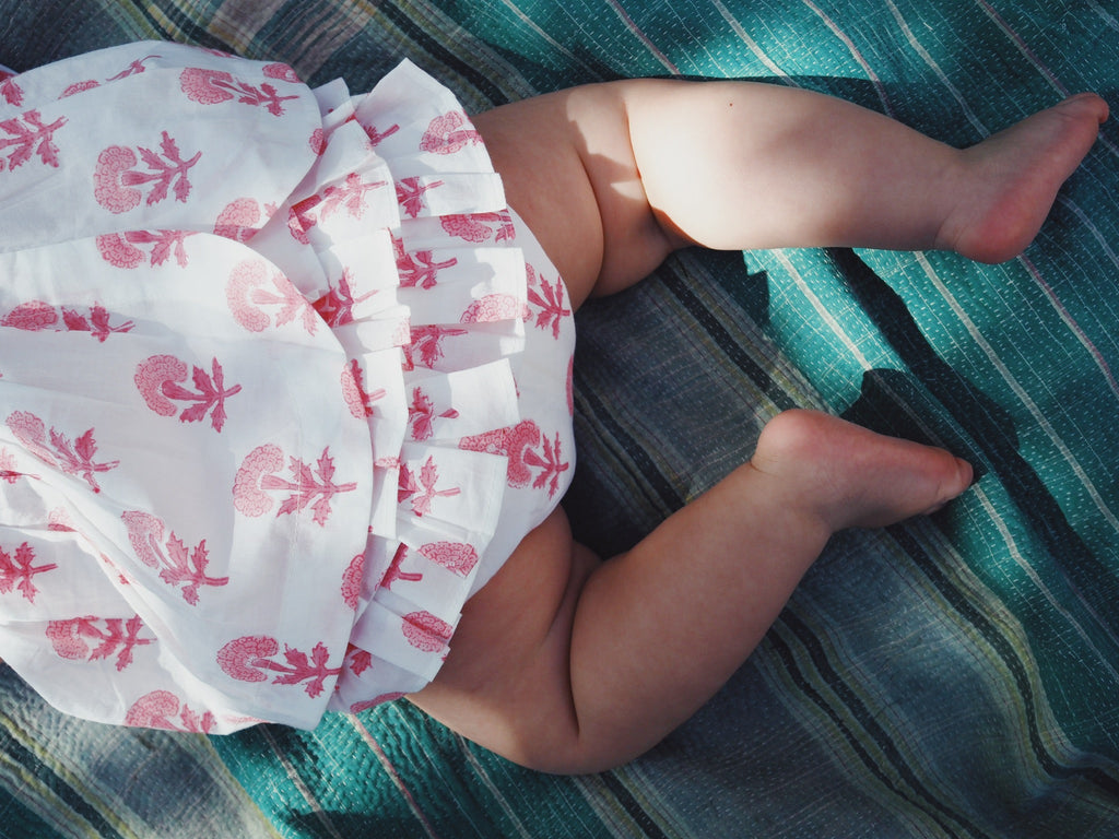 Pink Butti Top and Bloomers Set