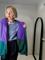 VINTAGE reversible windbreaker fleece