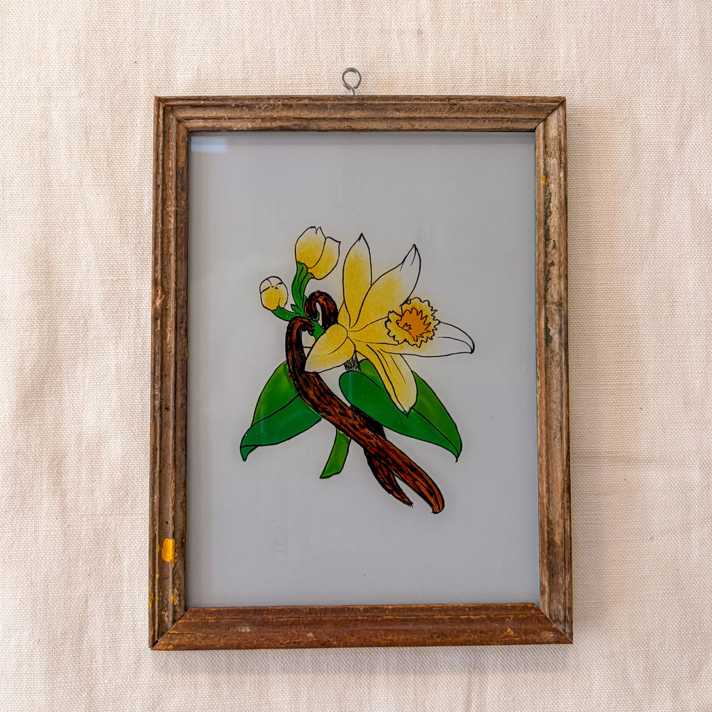 MAGNOLIA Indian glass painting