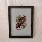 REPTILE NARROW FRAME Indian glass painting