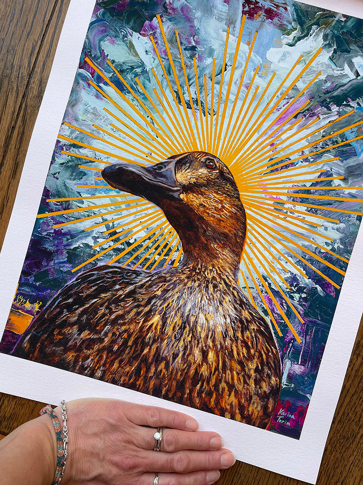 Duck of the Gods Giclée Print - Limited Edition