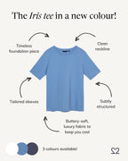 IRIS perfect t-shirt, navy