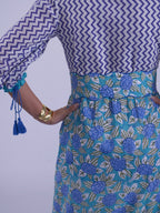 'IVY' DRESS IN BLUE