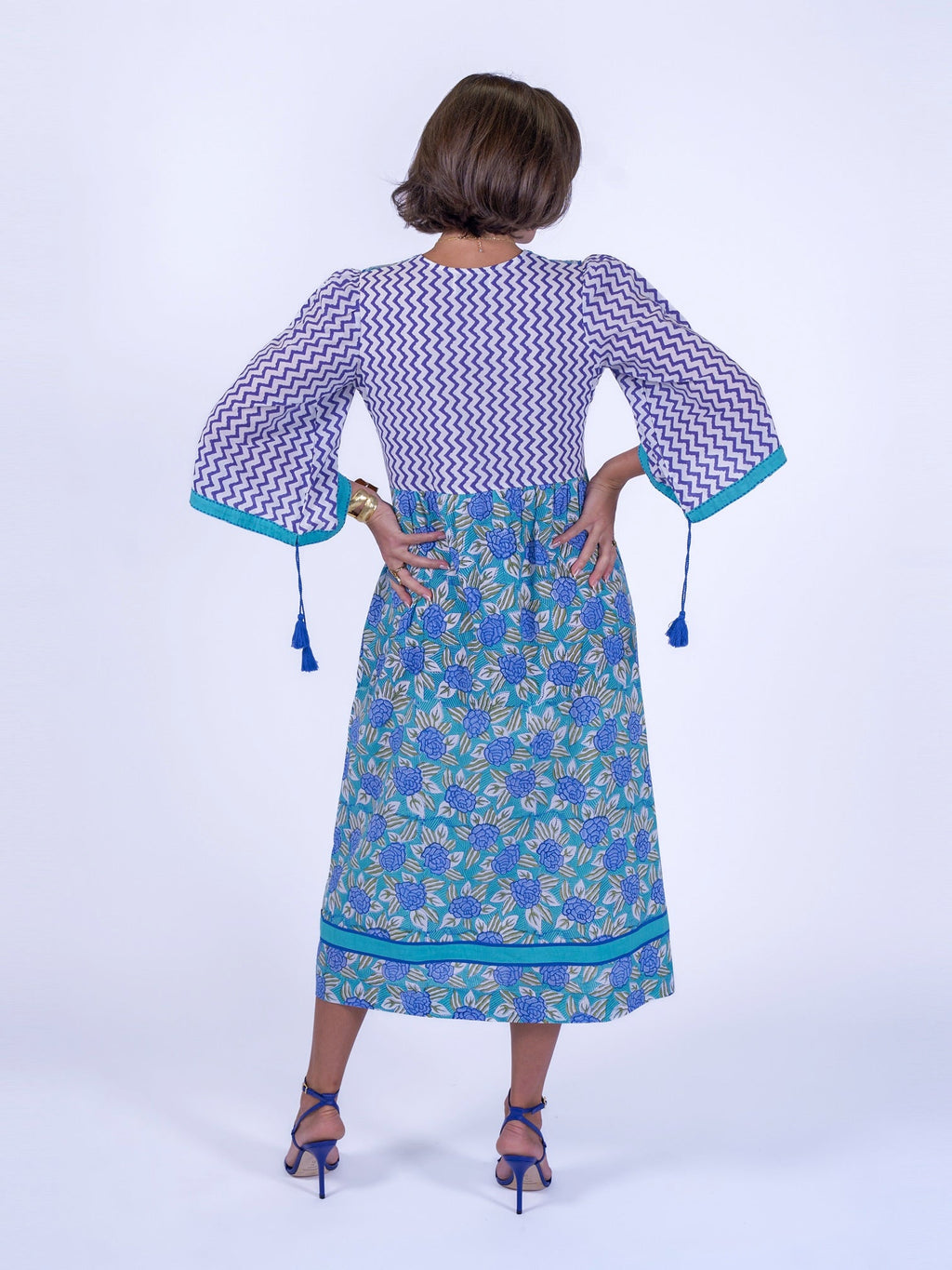 'IVY' DRESS IN BLUE