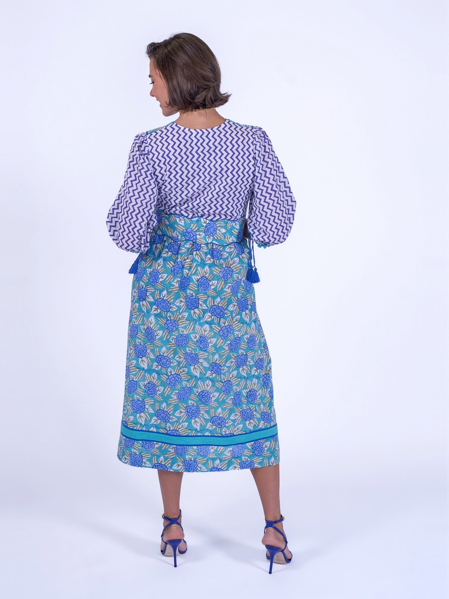 'IVY' DRESS IN BLUE