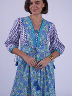 'IVY' DRESS IN BLUE
