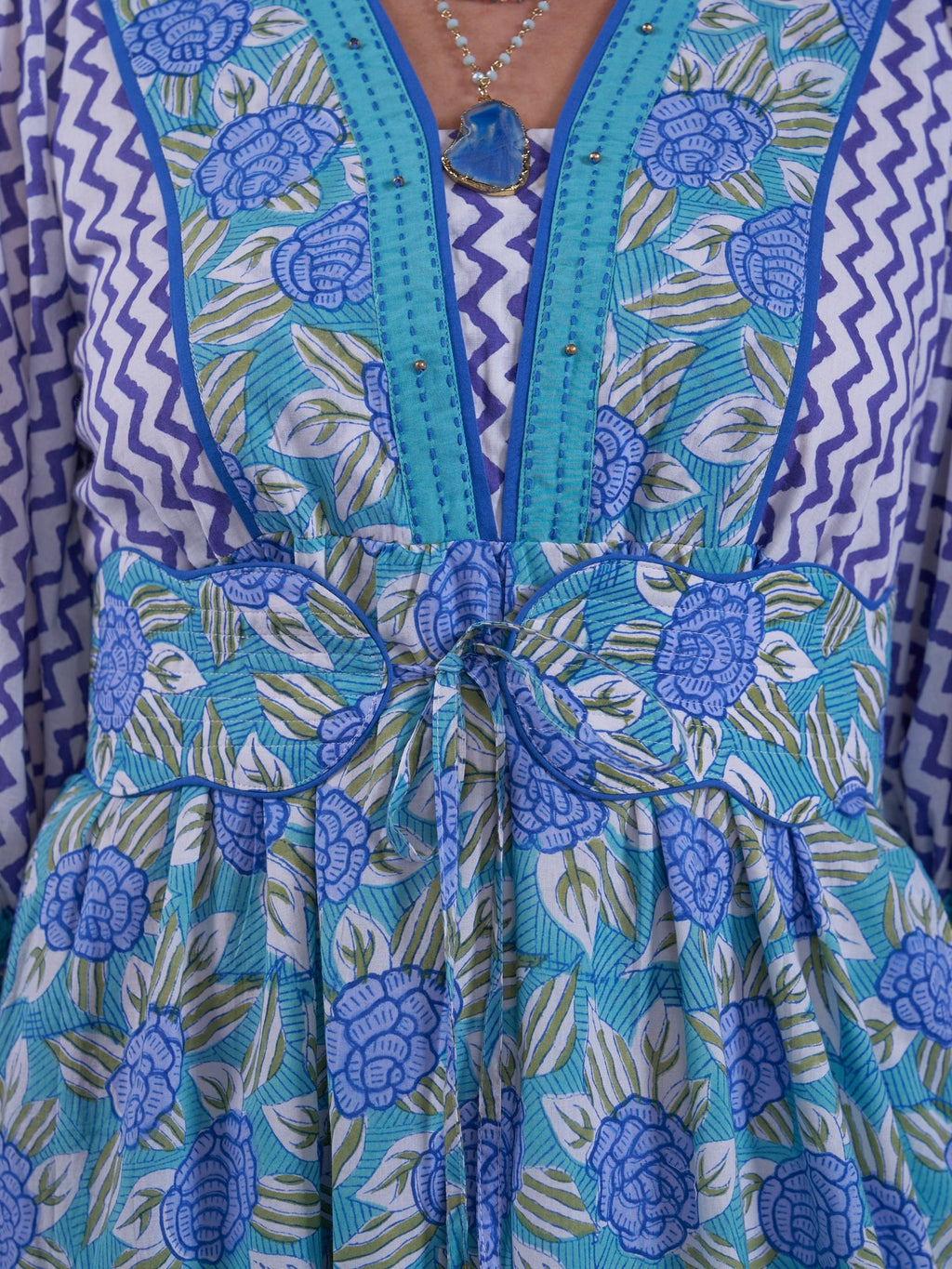 'IVY' DRESS IN BLUE