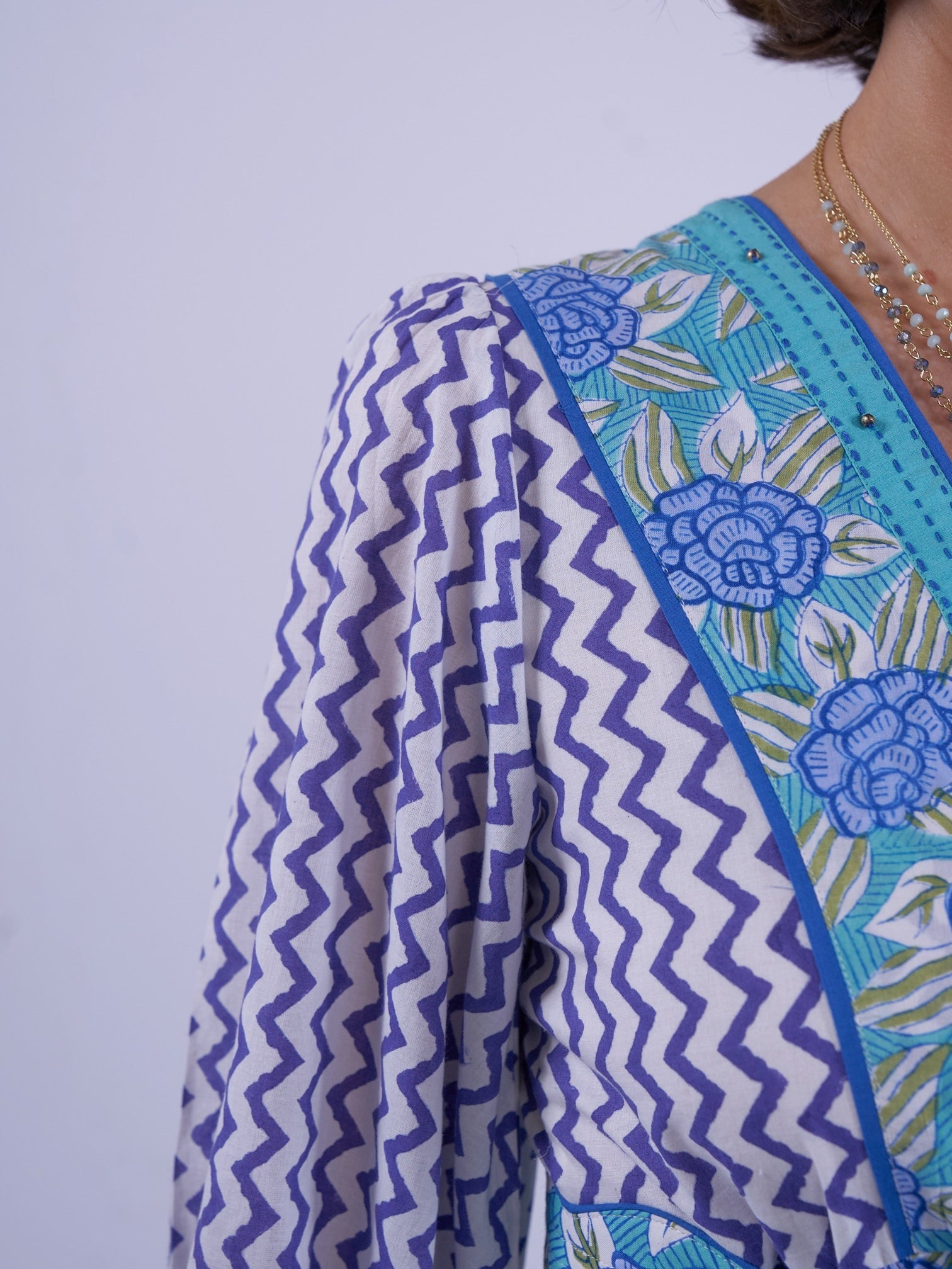 'IVY' DRESS IN BLUE