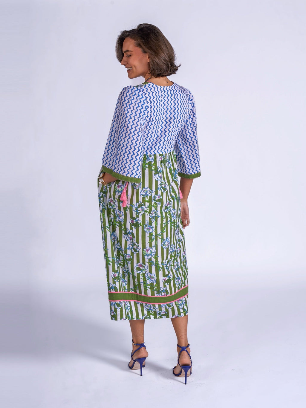 'IVY' DRESS IN APPLE BLOSSOM