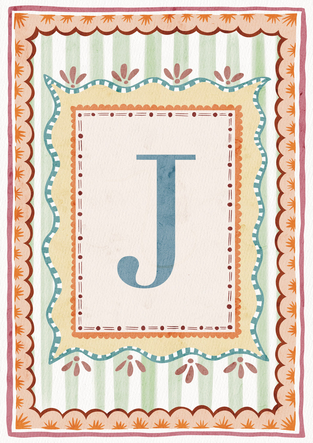 ALPHABET LETTERS ~ Blue / Pink / Green /