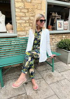 CIRCE soft blazer, warm white