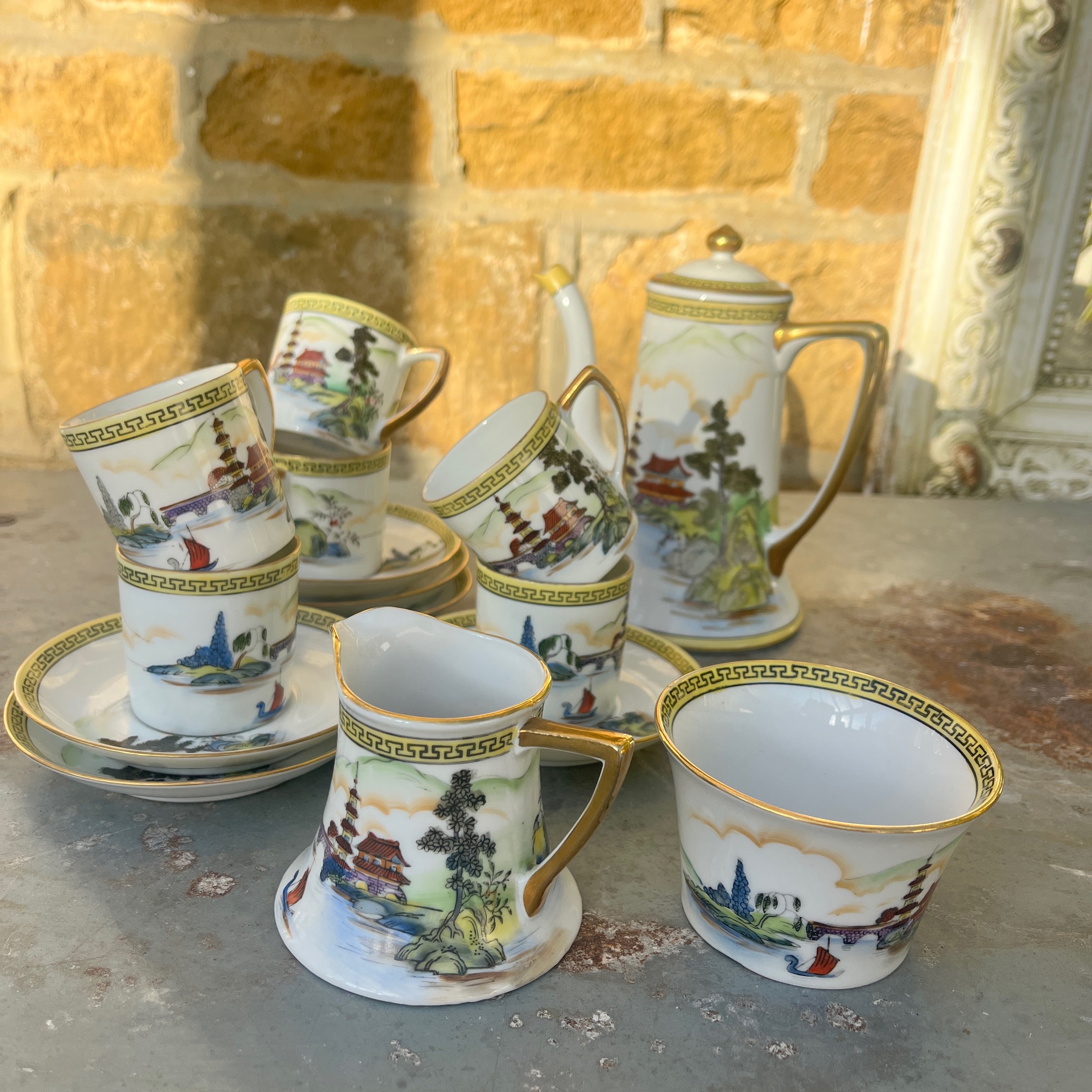 Vintage Japanese Tea Set by Noritake