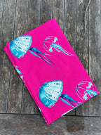 Tea towel - "Oh SO bright" Pink Jellies