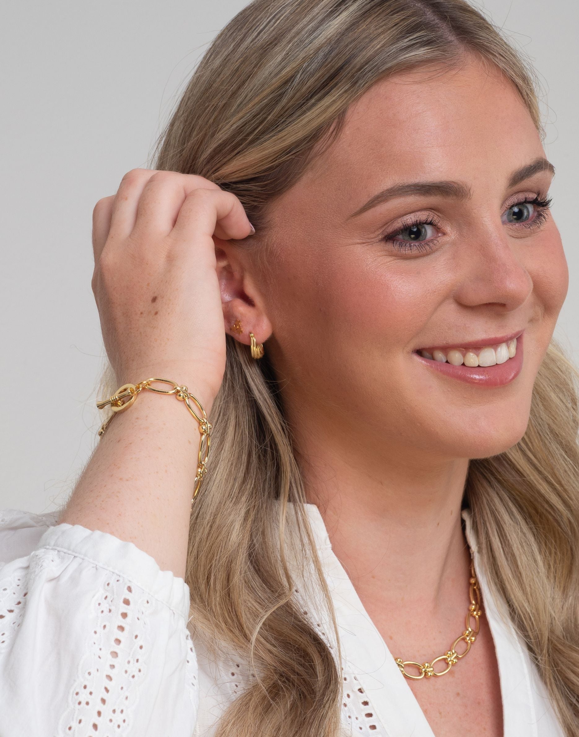 Jessica Gold Link Necklace