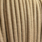 Jute Round - Lola's Leads Fabric Extension Cable