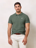 Khaki Classic-fit Polo Shirt