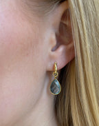 Kiera Blue Topaz Drop Earrings