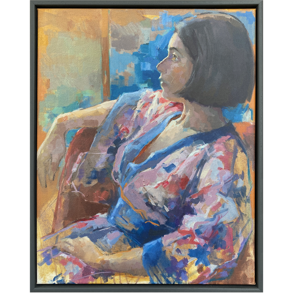 Kimono Framed Canvas Print