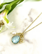 Kyla Blue Topaz Necklace