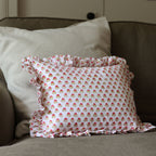 Pink Flower Cushion Cover - SALE