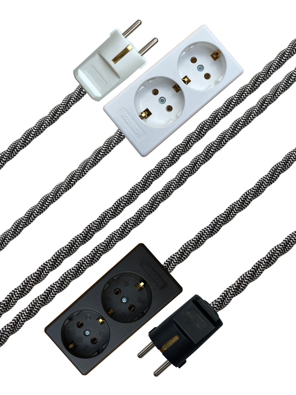 Bowie - Lola's Leads EU Fabric Extension Cable
