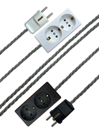 Dove - Lola's Leads EU Fabric Extension Cable